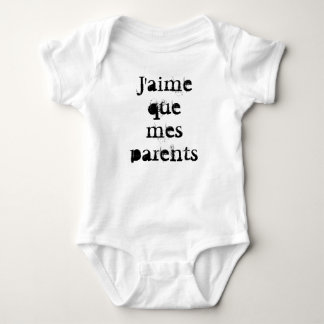 Body für Baby „ich mag, dass meine Strampler