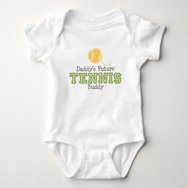 Body Futur bébé d'ami du tennis du papa (Devant)