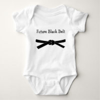 Futur Black Belt Baby Jersey Bodysuit