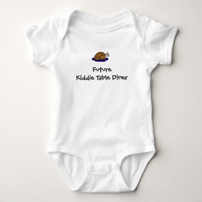 Body Futur enfant Table Diner Baby Shirt (Devant)