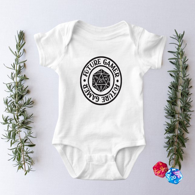 Body Futur Gamer Baby Bodysuit (Créateur téléchargé)