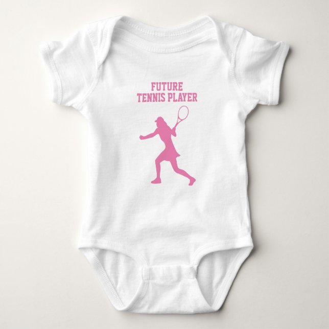 Body Futur joueur de tennis mignon maillot de bébé pour (Devant)
