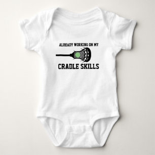 Body Futur Lacrosse Joueur Bébé Drôle Compétences Berce
