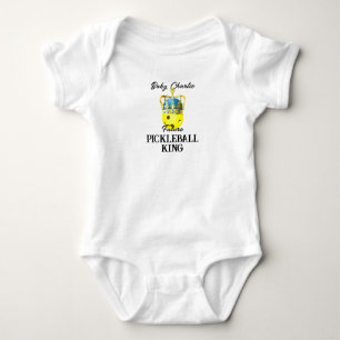 Body Futur Pickleball King Yellow Baby Personnalisé