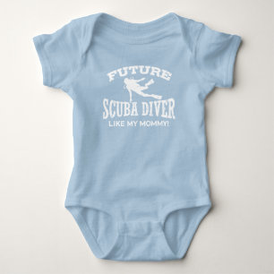 Body Futur Plongeur Scuba Comme Ma Maman Baby Bodysuit