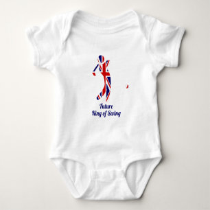 Body Futur Roi des ailes   Union Jack Flag Golf Player