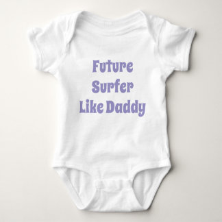 Body Futur Surfer Comme Papa Bébé Bodysuit
