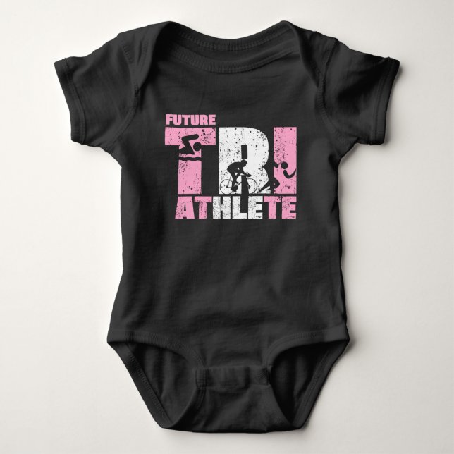 Body Futur Triathlète Triathlon Baby Girl Nouveau-né Ca (Devant)