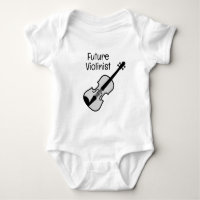 Futur violoniste adorable design de costume de béb
