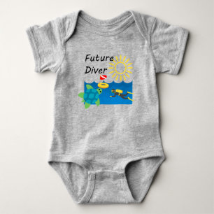 Body Future Diver Design - Bodysuit Baby Jersey