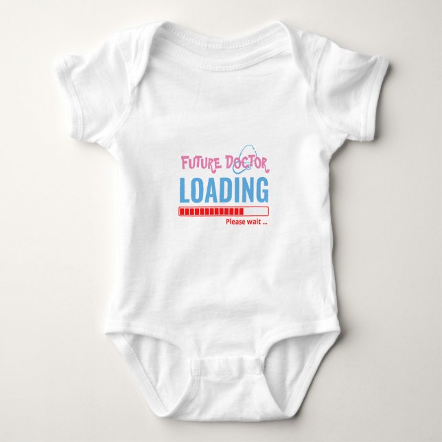 Body Future Doctor Chargement Funny Personnalisé Unisex (Devant)