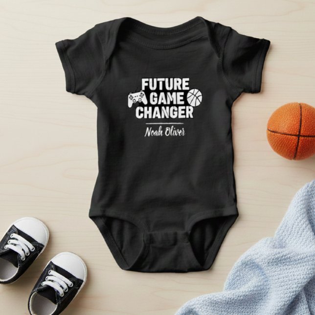 Body Future Game Changer  Personalized Black Bodysuit (Créateur téléchargé)