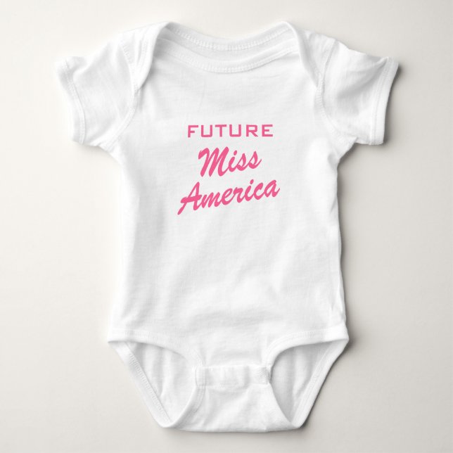 Body Future Miss Amérique | Vêtements pour bébés pour f (Devant)