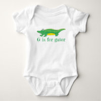 G est pour Gator Green Alligator Crocodile Croc