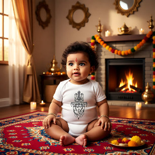 Body Ganesha, belle image croustillante sur blanc