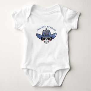 Body Garçon effrayant Halloween, squelette de cow-boy,