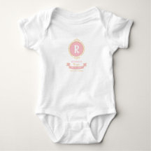 Gardes monogrammes pour petite fille personnalisée