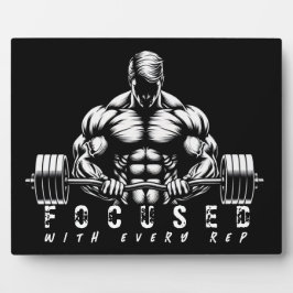 Body-Gebäude-Fitness Fotoplatte