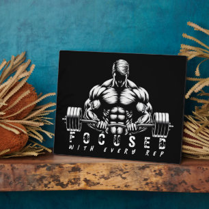 Body-Gebäude-Fitness Fotoplatte