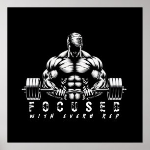 Body-Gebäude-Fitness Poster