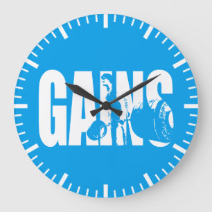 "Body Gebäude" - GEWINNE Große Wanduhr