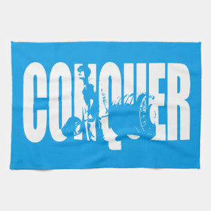 Body-Gebäude-Motivation - CONQUER Geschirrtuch