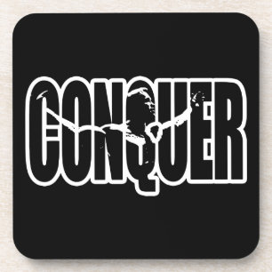 Body-Gebäude-Motivation - CONQUER Untersetzer