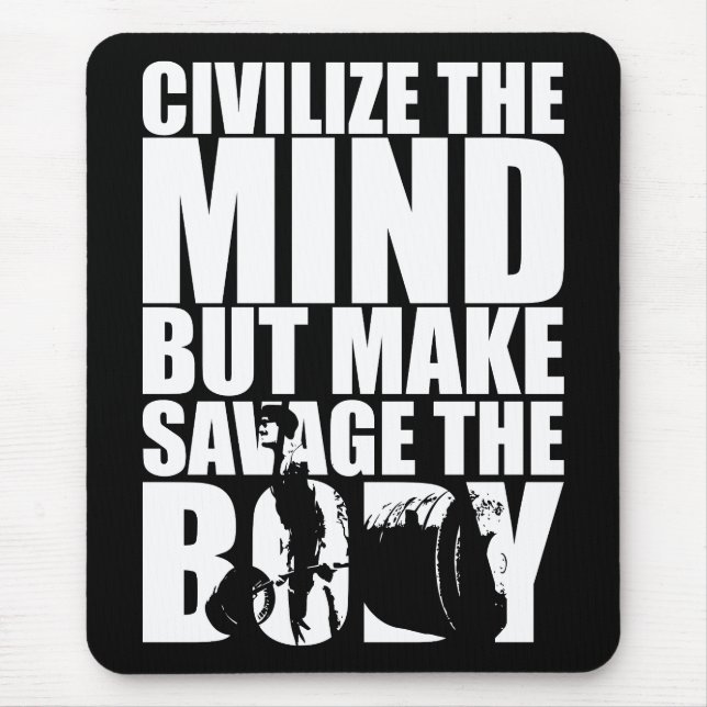 "Body Gebäude" Motivierend Mousepad (Vorne)