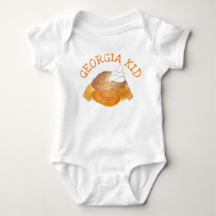 Body Georgia Kid Peach Cobbler Southern Dessert Foin