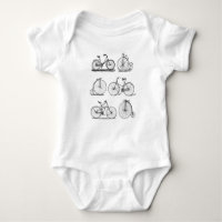 Gilet de bébé de vélos de cru