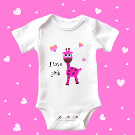 Body Girafe rose