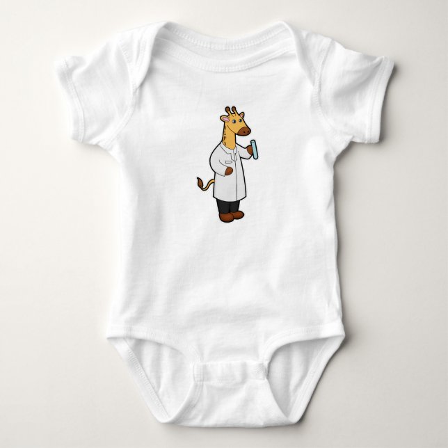 Body Giraffe comme docteur avec tube d'essai (Devant)