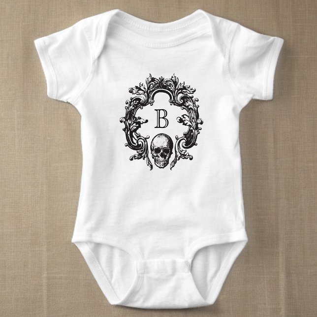 Body Glam gothique | Bodysuit bébé | Noir (For the LIttlest Inhabitant of the castle.)