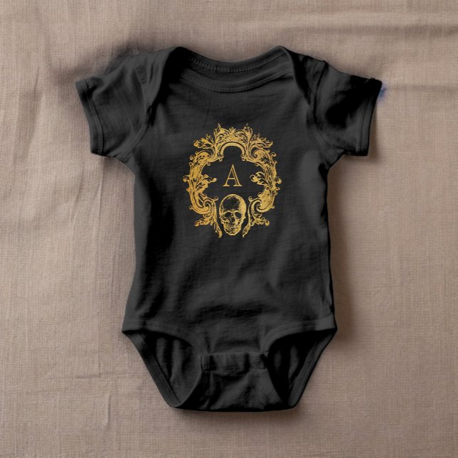 Body Glam gothique | Bodysuit bébé | Or (For the littlest inhabitant of the castle.)