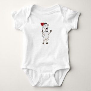 Body Goat as Groom avec Heart Balloon