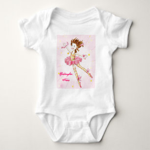 Body Godgirl Cadeau rose Ballerina personnalisée