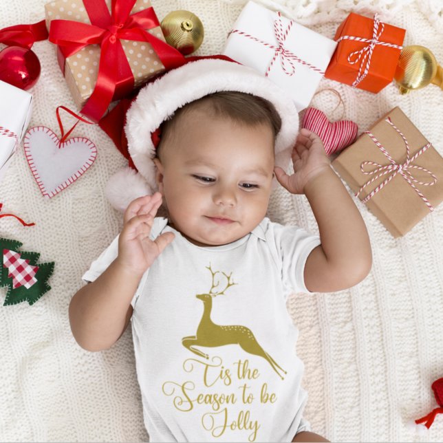Body Gold Reindeer C'est la saison pour être Jolly Noël (Créateur téléchargé)