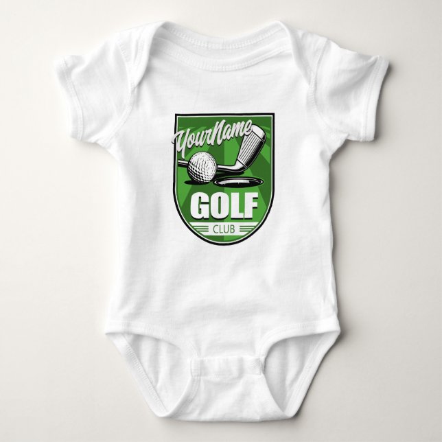 Body Golf Club NAME Pro Golfer Player Personnalisé (Devant)