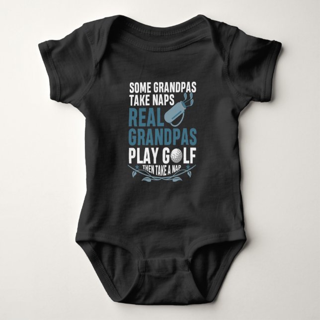 Body Golf Real Grandpas Play Golf Nap Grand-père (Devant)