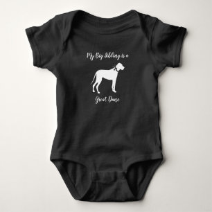 Body Grand Baby shower de Chien Danois gris chicot