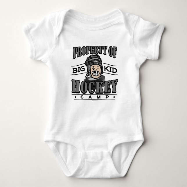 Body Grand casque de noir de camp d'hockey d'enfant (Devant)