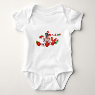 Body Grand chien Danois avec ornements de Noël Cadeaux