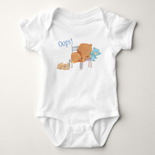Body Grand ours Brown, calicot, et chaises souples de