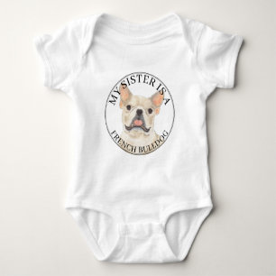 Body Grande soeur French Bulldog crème fauve
