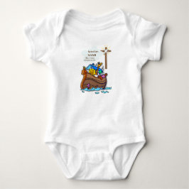 Body Grandson Baptême Noah's Ark Personnalisé