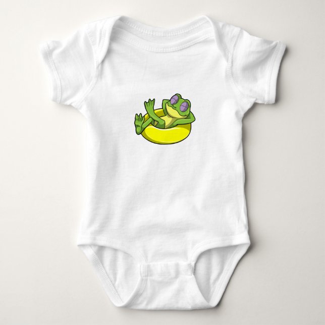 Body Grenouille à la natation avec anneau de natation (Devant)