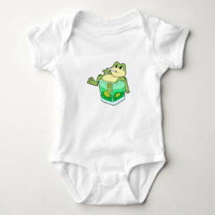 Body Grenouille avec verre de jus