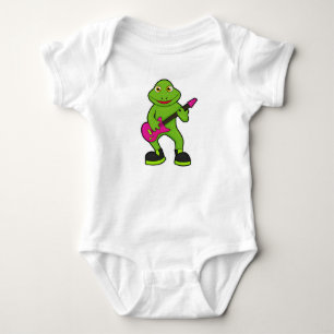 Body Grenouille en musicien avec guitare