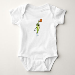 Body Grenouille en tant que joueur de basket-ball avec