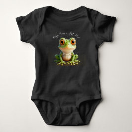 Body Grenouille verte cadeau personnalisé bébé